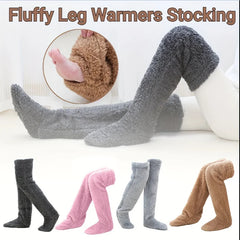 Fuzzy Legs Sock Slippers