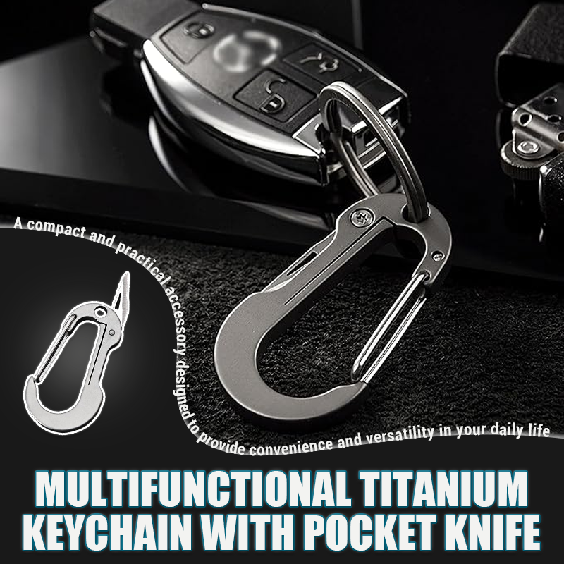 (🔥Early Christmas Sale - 50% OFF) Multifunctional Titanium Alloy Keychain