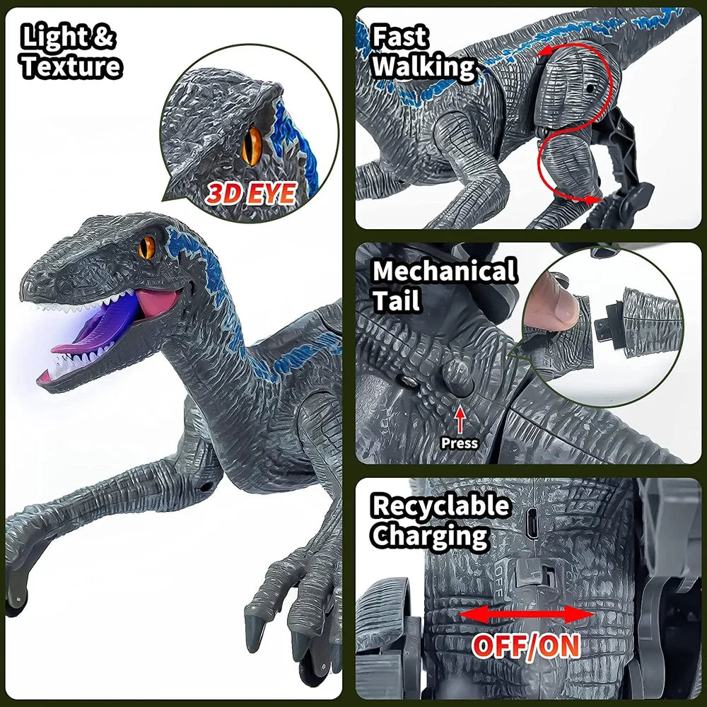 2023 Optimal Children Gifts Realistic Remote Control Dinosaurs