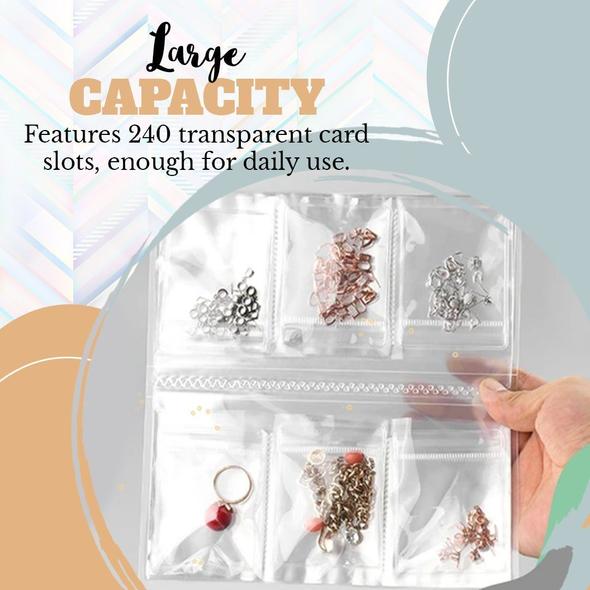 2024 Transparent Jewellery Storage Book Set