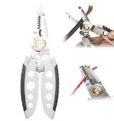 2024 New Arrival🔥Multifunctional Wire Stripper Crimper Cable Cutter Pliers