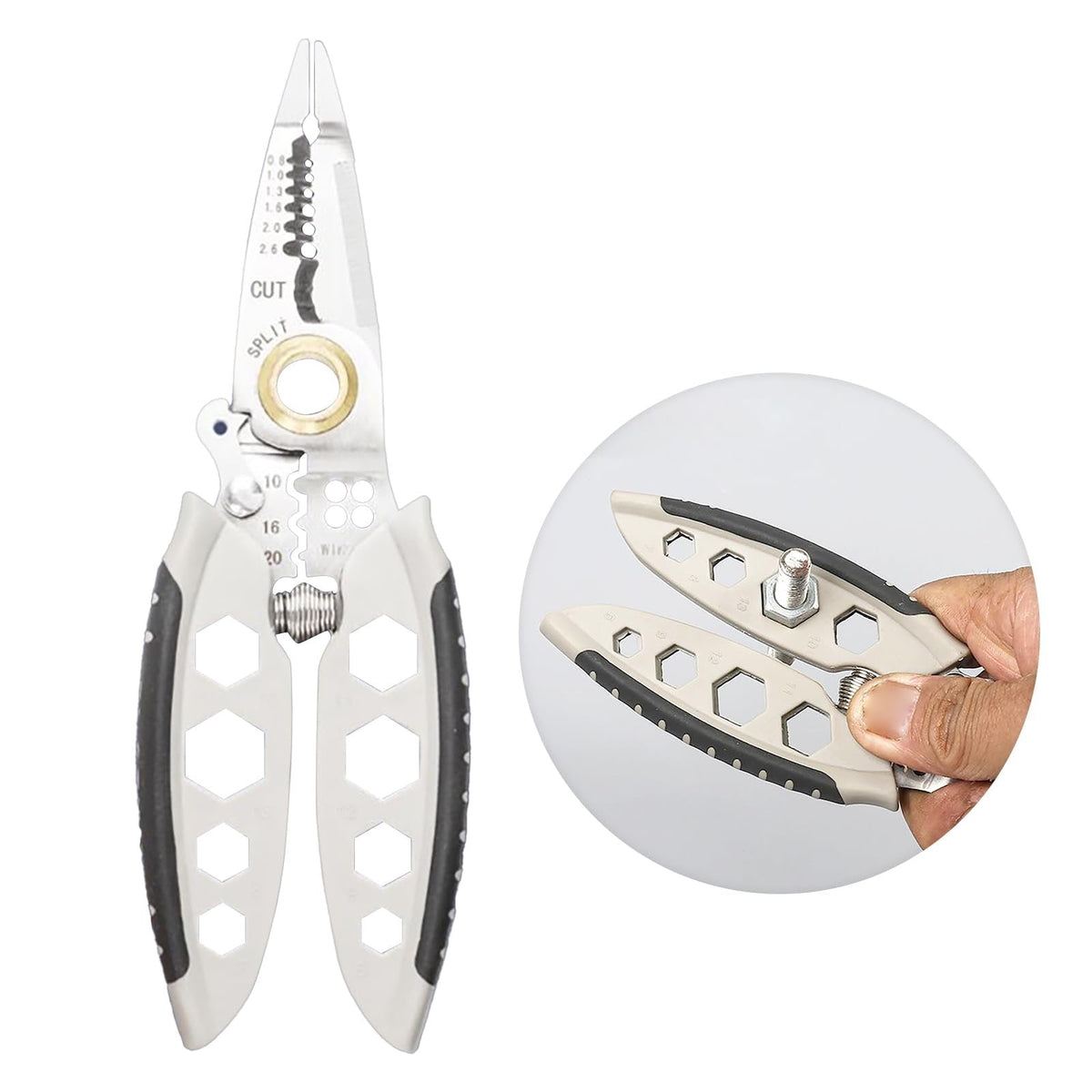 2024 New Arrival🔥Multifunctional Wire Stripper Crimper Cable Cutter Pliers