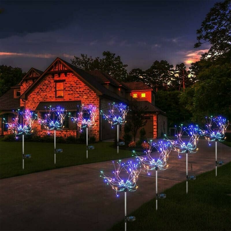 Buy Now 50% OFF Waterproof Solar Garden Fireworks Lamp