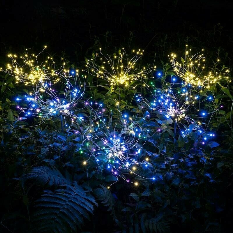 Buy Now 50% OFF Waterproof Solar Garden Fireworks Lamp