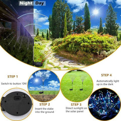 Buy Now 50% OFF Waterproof Solar Garden Fireworks Lamp