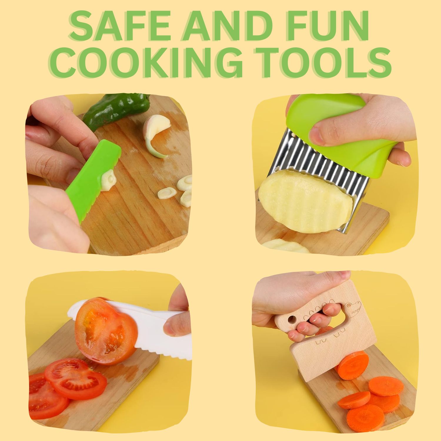 Children-safe kitchen set