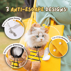 Bee Cat Carrier Bag